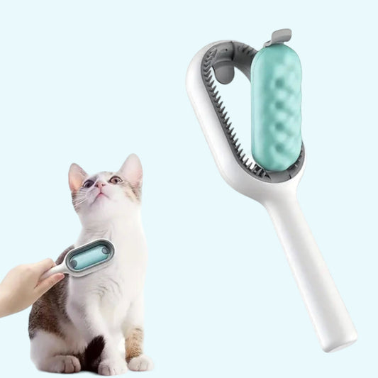 Cepillo con agua integrada para mascotas